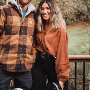 Free People long sleeve blouse, size xs